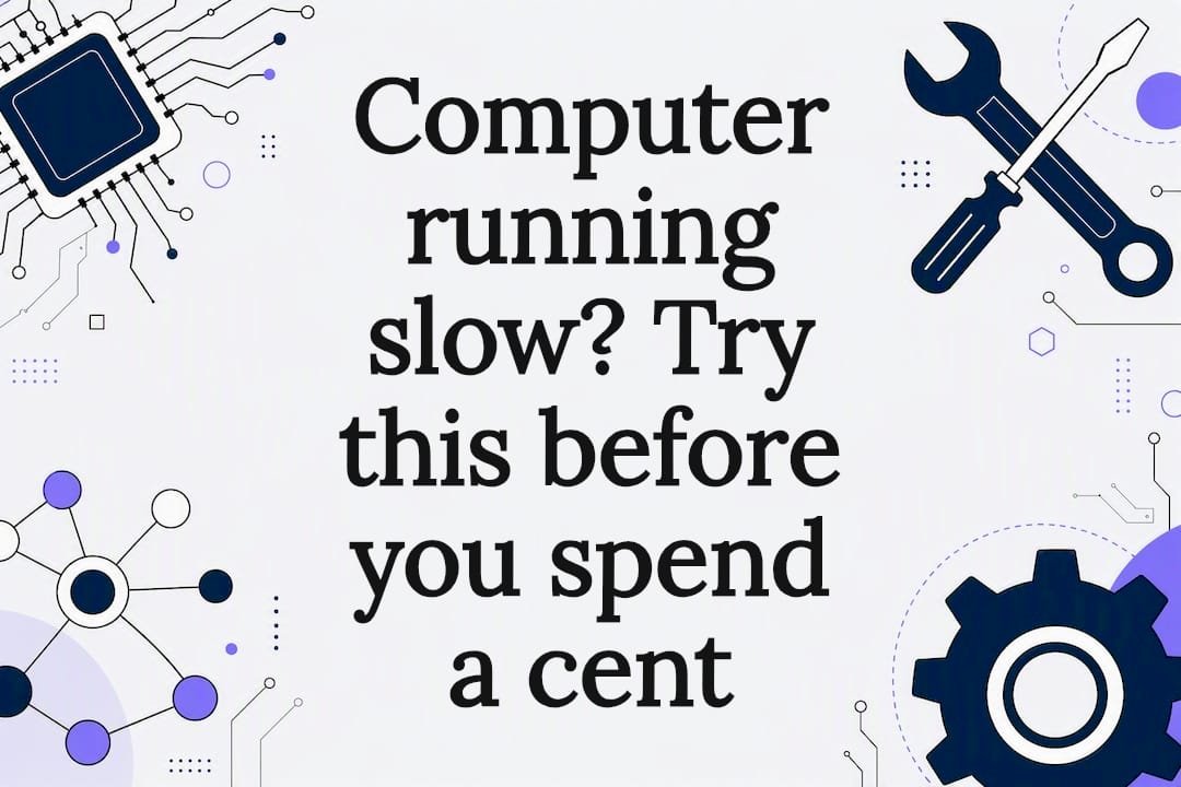 Someone checking a slow computer in Task Manager