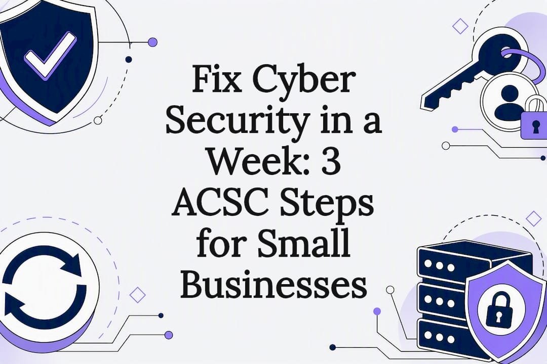 Cyber security checklist title card
