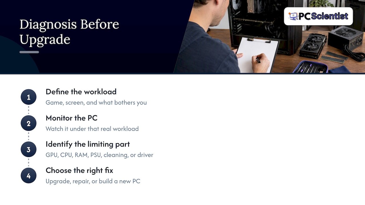 Our perspective: upgrade the part that's actually limiting you - overview diagram