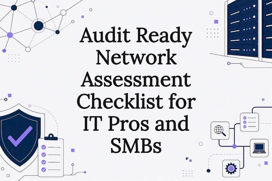 Decorative network assessment title card