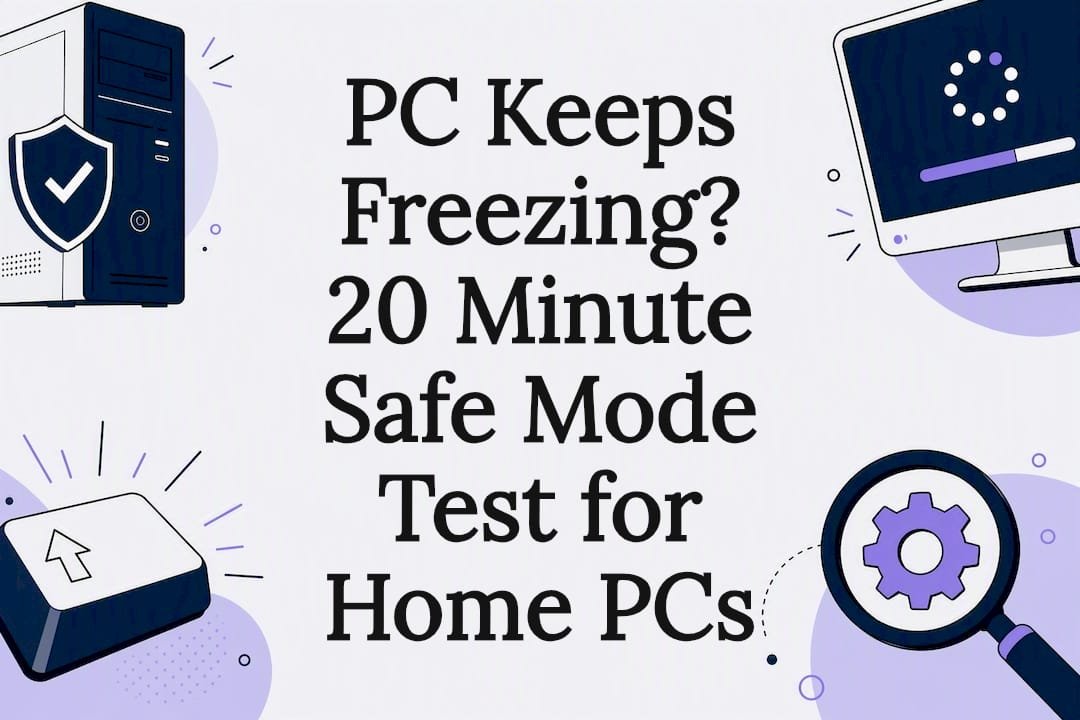 Someone facing a frozen home PC that will not respond