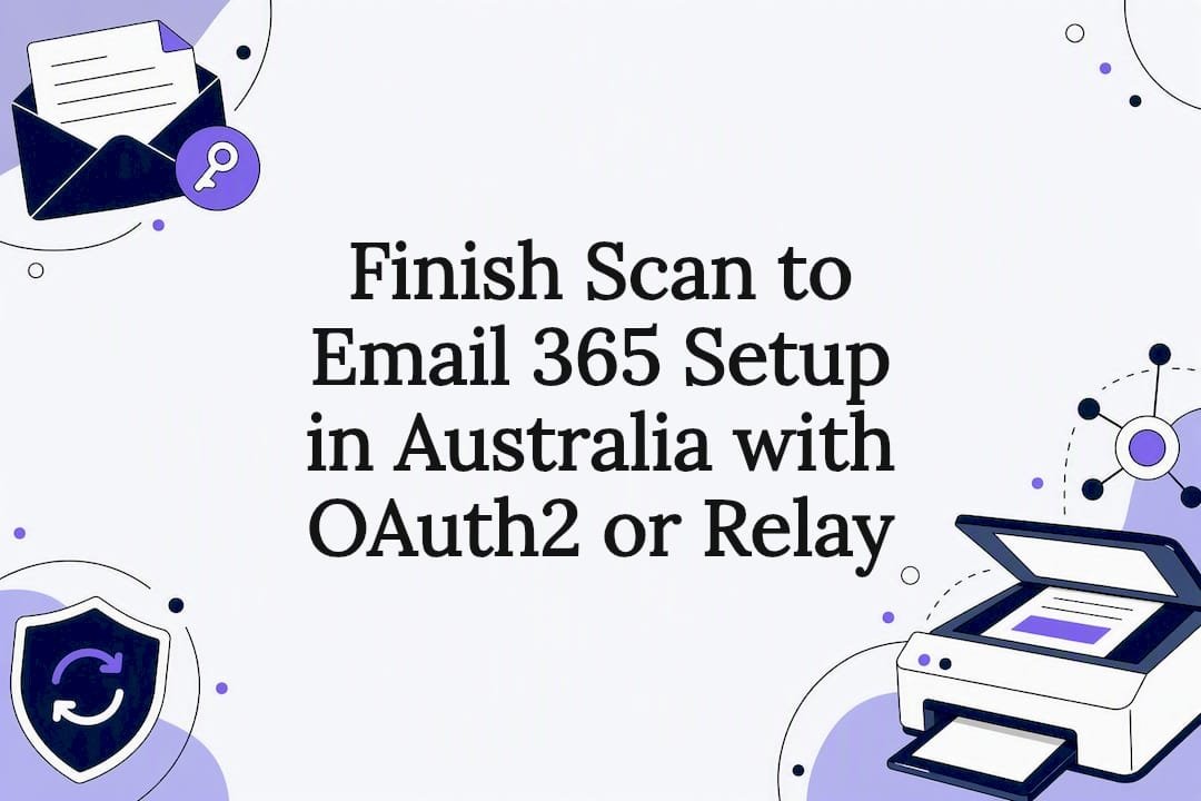 OAuth2 scan to email title card for Microsoft 365