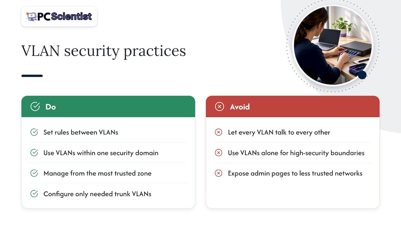 Where VLANs fall short - overview diagram