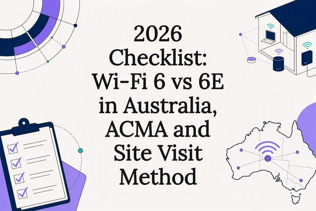 Wi-Fi 6 and Wi-Fi 6E router checklist for an Australian home
