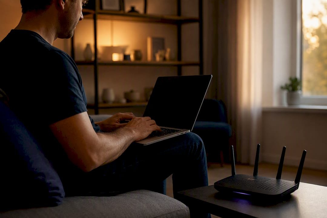 Checking the router client list for devices that should not be on the network