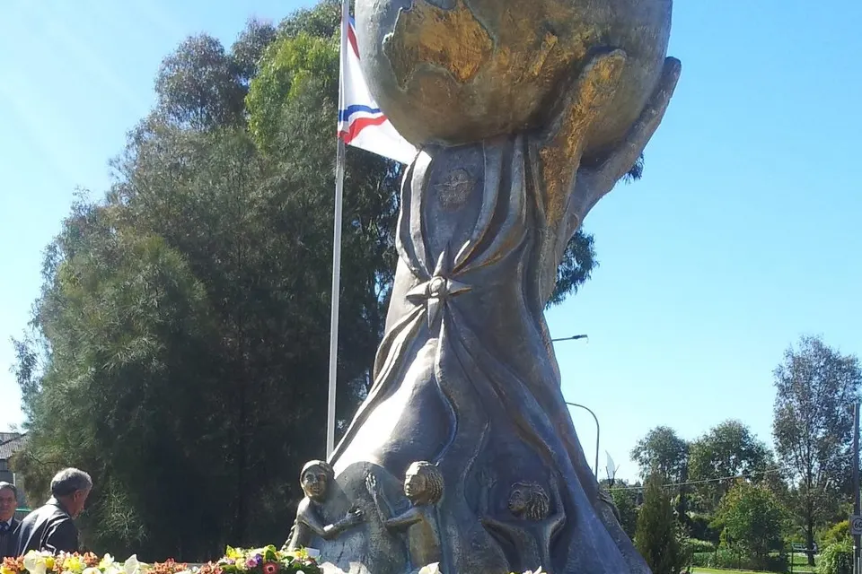 Assyrian Genocide monument in Sydney.