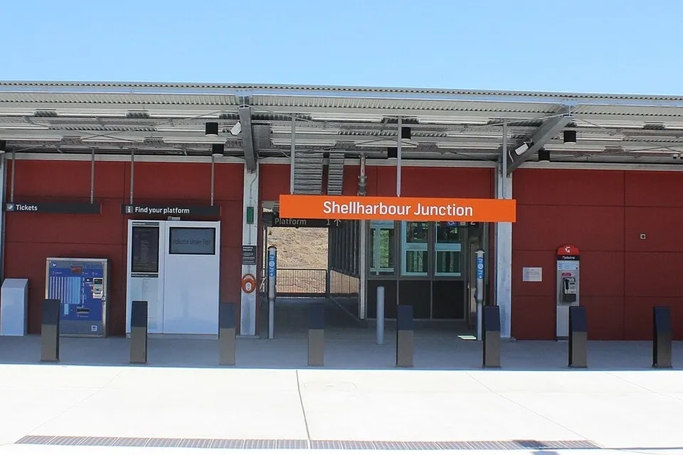 Shellharbour Junction railway station entrance